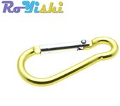 10 Pcs/Pack Aluminum Carabiner Snap Hook Keychain For Paracord Outdoor Activities Hiking Camping 10 Colors