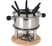 Santa Clara - Fondue Acero Inoxidable para 6 Comensales - Duradera y Estilizada, Fácil de Limpiar y Mantener