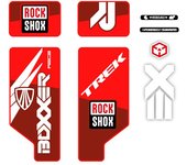 Pegatinas compatibles con horquilla bici Rock Shox Trek Boxxer R2C2 - 26"