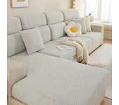 Sofa cushion cover, fleece jacquard sofa cover, all-season universal pet anti dirt, convenient installation 1/2/3/4/L PC