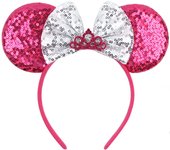 Hot Sales Mermaid Mouse Ears Headband For Girls Women 4.5" Bow Hairband Cartoon Character Cosplay Hair Accessories