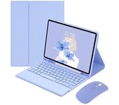 With Pencil Holder Keyboard Case for iPad 10 Generación 2022 Touchpad Keyboard BT Wireless Spanish