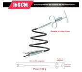 1/1.6/2/3M Spring Pipe Dredging Tools Sewer Pipe Unblocker Drain Snake Hose Drain Cleaner Sticks Clog Remover Cleaning Household