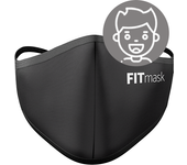 FITmask Mascarilla FITmask Black Universe - Niño Orejera