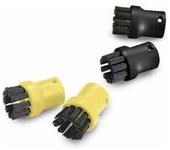 Juego de cepillos redondos Adecuado para Kärcher Accesorio para limpiadores a vapor