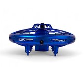 Dron Azul Metalizado Control Mano.