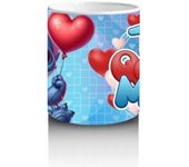 Taza Cerámica Desayuno Stitch “Te Quiero Mucho” – 350 ml Stamina