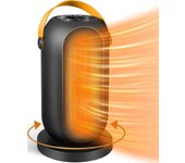 Calentador de espacio 70° Oscilación Hogar Ventilador Eléctrico Calentador Bajo Consumo Silencioso 1200W