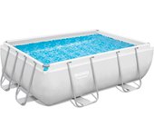 Bestway Piscina Rectangular con Depuradora 282x196x84 Hidrobomba y Bomba de 1.249 Litros/hora