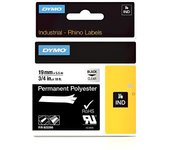 DYMO 19mm Rhino Permanent Polyester - Cintas para impresoras de Etiquetas (Poliéster, Bélgica, Caja)