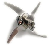 Roboparts® - Cuchillas Desmontables reemplazo para Robot de Cocina Cecotec Modelos Mambo Touch/M: 11090; Habana Cooking Total Gourmet, Victory