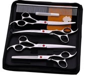 4 Unids/set Profesional de peluquería Kit de herramientas de Corte de pelo 7,0 pulgadas