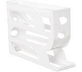 Plastics Egg Storage Box Automatic Egg Roller Large Capacity Egg Organiser Space Saving Egg Dispenser Household Kitchen Supplies
