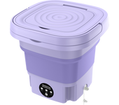 8l portátil plegable lavadora 220V calcetines ropa interior bragas retráctil lavadora doméstica con secador automático