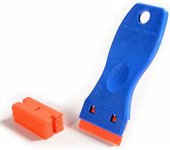 Raspador de plástico Raspador de vidrio vitrocerámico NO RAYA LA SUPERFICIE Raspador muy duradero Hoja de afeitar con 10 cuchillas