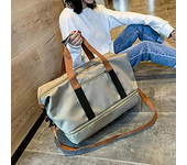 Bolsas deportivas y bolsas de viaje para hombres y mujeres, con zapatos y compartimentos húmedos, bolsas de viaje de gran capacidad, bolsas de fitness ligeras e impermeables, tela Oxford de alta densidad para viajes