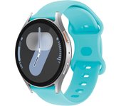 Correa de silicona para Samsung Galaxy Watch 7 / 6 / 5 / 4 / Amazfit GTS 4 / Garmin Vivoactive 5, Pulsera Doble Cierre Ancho 20mm