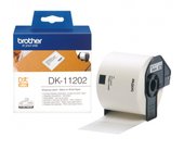 BROTHER ETIQUETA PRECORTADA BLANCO PAPEL 62X100MM 300 ETIQUETAS QL/500/550/650TD