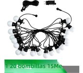 Outdoor Camp Lights Bulbs 23M G50 Waterproof Garland String LED Fairy Lights Tent Decoration Christmas Party Wedding ornament