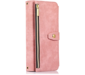 Leather Wallet Zipper Card Slot Phone Case For Samsung Galaxy Z Fold 6 5 4 3  Fold6 5G Screen Protect with Stand Function Cover