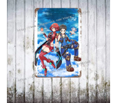 Xenoblade Chronicles 2 Hikari Poster Vintage Tin Sign Metal Sign Decorative Plaque for Pub Bar Man Cave Club Wall Decoration