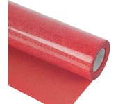 Glitter Heat Transfer Vinyl Film, Transfer Foil Plotter Flex Roll for Iron-on DIY T-shirt, Fabrics, 30.5 x 150cm