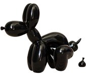 Resin balloon poop dog sculpture decoration Creative living room bedroom wine cabinet cartoon animal simple modern decoration