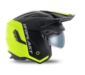 Sheratan Jet helmet NERO/GIALLO (KD)  HE13002#KD