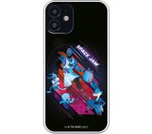 Funda original compatible con iPhone 12 Mini con un diseño de Space Jam Fondo Negro