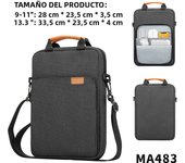 Tablet Shoulder Sleeve Bag For IPad Air Pro 12.9", IPad Air 10.9" Surface Go 3/2 Galaxy Tab A 10, Laptop Pouch Handbag Briefcase