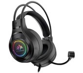 Coolsound G7 Auriculares Gaming con Microfono Flexible y Iluminacion LED para PC, Mac, PS5, PS4, Xbox 360 y Nintendo Switch
