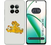 Tumundosmartphone Funda Silicona para Realme 12 5G / 12x 5G diseño Leones Dibujos