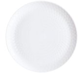 Luminarc Plato Llano Vidrio Templado Extra Resistente Blanco 25cm