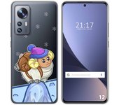Funda Silicona Transparente para Xiaomi 12 / 12X 5G diseño Cabra Dibujos