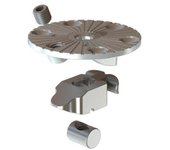 Conector oculto weka ø60 para patas de mesa  patentado.