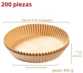 100/200PCS Air Fryer Disposable Paper Liner Square Round Square Non-stick Airfryer Parchment Baking Paper for Cooking Basket