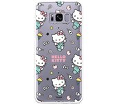 Funda original compatible con Samsung Galaxy S8 - Hello Kitty patron stickers