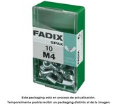 CAJA S 10 unid. TUERCA MARIPOSA CINC M 4 FADIX