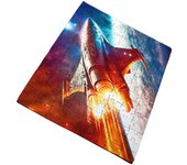MERCHANDMANIA PUZZLE 120 PIEZAS nave espacio cosmos estrellas planetas ovni uap rompecabezas puzle para adulto exploracion espacial nasa