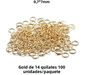50-200pcs/Lot 3-10mm Stainless Steel Gold Open Jump Rings Split Rings Connector for Jewelry Making Accessories Findings Supplies