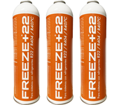 3 ENVASES GAS ORGÁNICO ECOLÓGICO FREEZE +22 SUSTITUTO R404 R407 R22 1000gr