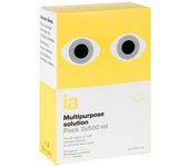 Solución Única para Cuidado Ocular Interapothek - Pack 2X500Ml