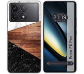 Tumundosmartphone Funda Silicona para Xiaomi Poco F6 Pro 5G diseño Mármol 11 Dibujos