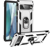 For Google Pixel 8 7 6 Pro Case Shockproof Car Magnetic Ring Stand Protective Back Cover For Pixel 3A 4A 5A 6A 7A Phone Cases