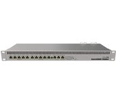 Mikrotik Wired Ethernet Router RB1100x4, 1U Rackmount, Quad core 1.4GHz CPU, 1 GB RAM, 128 MB, 13xGigabit LAN, 1xSerial console
