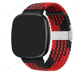 Braided Solo Loop Strap for Fitbit Versa 3 4 Band Adjustable Nylon Sport Watchband Bracelet for Fitbit Sense 2 Bands Watchband