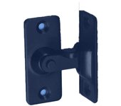 Canggu Cerradura de puerta pequeña de 90 grados, pestillo de puerta en ángulo recto, pestillo de puerta corredera, pestillo de puerta corredera, pestillo de puerta con hebilla (negro) girasol