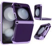 Armor Phone Case For Samsung Galaxy Z Flip 6 5 4 3 Flip6 Flip5 Flip4 Flip3 5G Hinge Protection Shockproof Clear Hard Cover