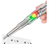 Bolígrafo comprobador eléctrico, comprobador de red, destornillador, comprobador eléctrico, destornillador, bolígrafo comprobador eléctrico, neón, voltaje de 220 V, bombilla de neón, bolígrafo comprobador eléctrico, sonido