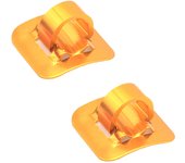 2 pcs MTB Bicycle C Type U Buckle Snap Disc Brake Bike Shifter Cable Hose Guide Set Pipe Line Deduction Transmission Clamp